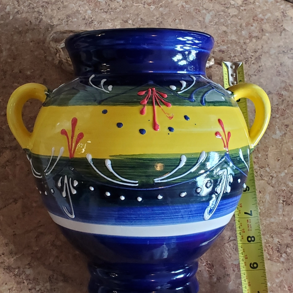 Hand Painted Planter Wall Mount Mounted Brand New with out Tag